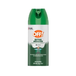 Repelente de insectos OFF Extra Duración en aerosol x 170 ml